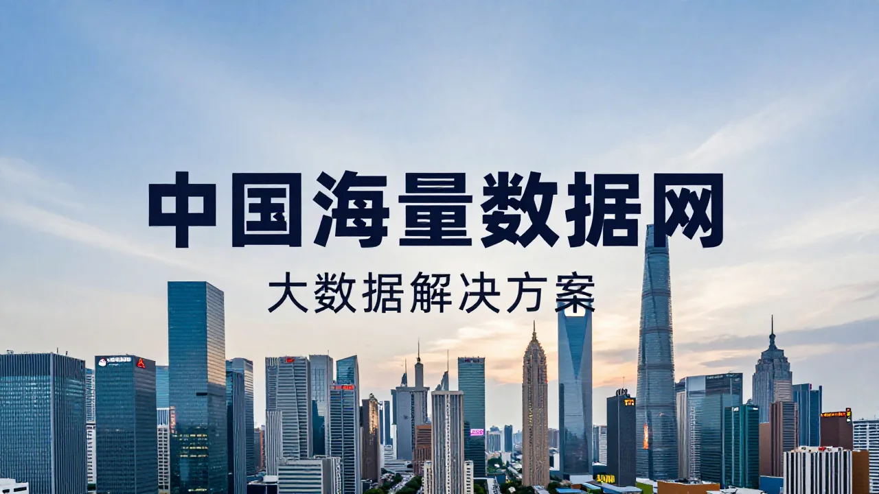 中国海量数据网 首页主视觉